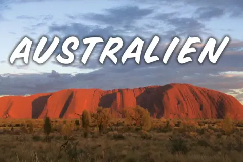 Uluru i solnedgången, en ikonisk plats som väcker nyfikenhet. Här finns fakta om Australien.
