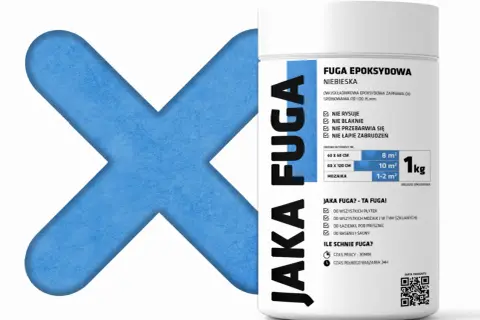 Jaka fuga do niebieskich płytek, aby uniknąć nieestetycznych plam?