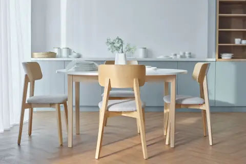 Krzesła do białego stołu: Jak wybrać idealne? Style i kolory