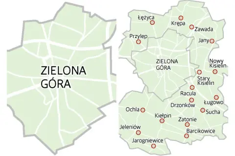 Ile km do Zielonej Góry? Sprawdź odległości z różnych miast