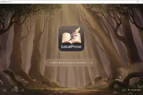 LocalProse, une alternative à Scrivener, lance son interface féerique. Cliquez pour écrire votre plus belle histoire.