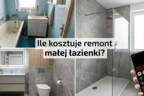 Przed i po metamorfozie łazienki. Zobacz, ile kosztuje remont małej łazienki i jak odmienić wnętrze.