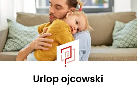 Ojciec tuli córeczkę, czując ile jest tacierzynskiego. Czas na urlop ojcowski.