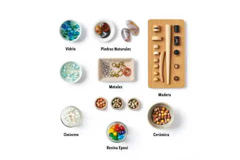 Materiales para collares: vidrio, piedras, metales, madera, cerámica, resina epoxi. ¿Cuál es el mejor hilo para hacer collares?