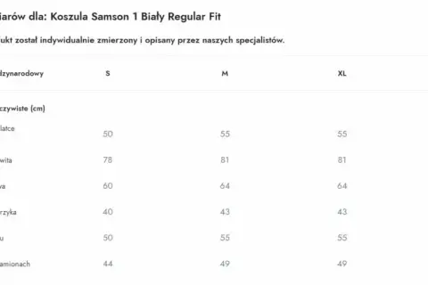Koszula rozmiar 39: M czy S? Dobierz idealny krój i wymiary