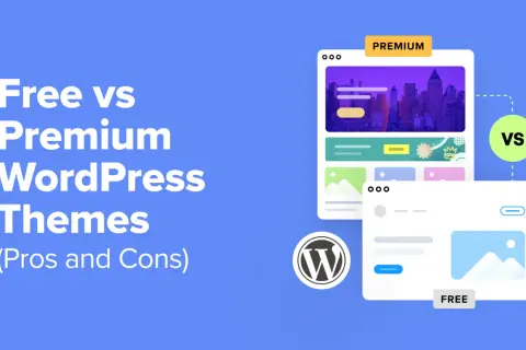 Porównanie darmowych i premium motywów WordPress. Zobacz, co zyskujesz, wybierając darmowe motywy.