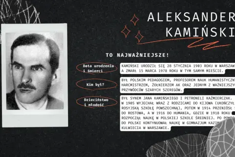 Kto jest autorem "Kamieni na szaniec"? Niezwykła historia Kamińskiego