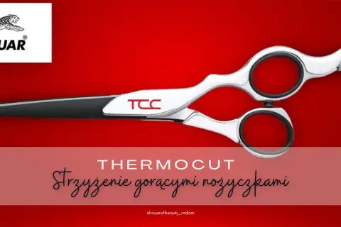 Profesjonalne nożyczki Jaguar Thermocut do strzyżenia gorącymi nożyczkami.