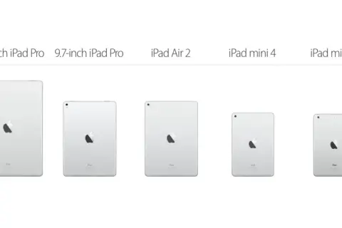 Różne modele iPadów: 12.9-calowy iPad Pro, 9.7-calowy iPad Pro, iPad Air 2, iPad mini 4 i iPad mini 2. Jaki jest najnowszy iPad?