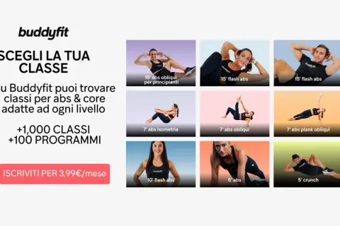 Allenamenti per i muscoli addominali su Buddyfit: classi per tutti i livelli, da principianti a esperti. Scopri più di 1000 corsi!
