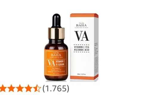 Cos De Baha Vitamin C 15% Serum mit Hyaluronsäure und Vitamin B5.
