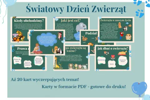 Światowy Dzień Zwierząt: poznaj prawa, podział i znaczenie zwierząt. Dbaj o nie!