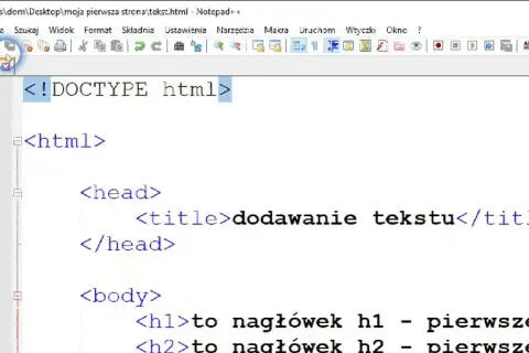Notatnik w HTML? Dlaczego nie działa i jak tworzyć pliki TXT.