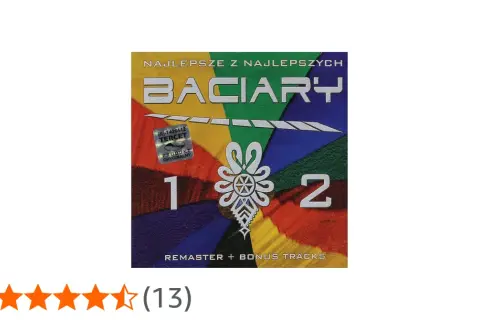 Okładka albumu "Baciary utwory" z numerami 1 i 2, remaster z bonusowymi utworami.
