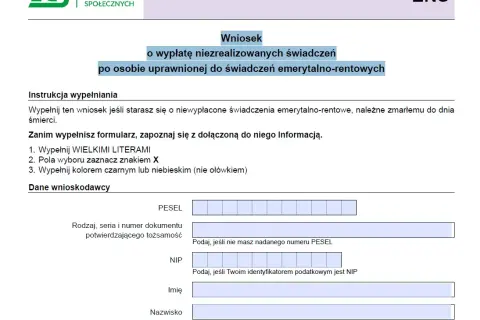 Jakie druki do wniosku o emeryturę? Sprawdź, co musisz mieć