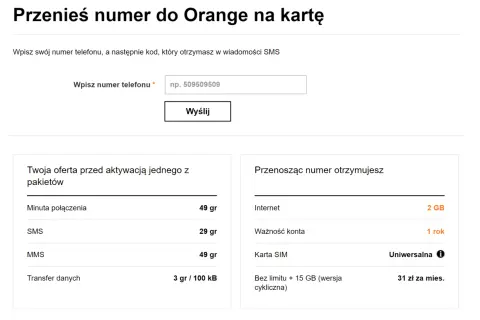 Formularz przeniesienia numeru do Orange. Sprawdź, kiedy można przenieść numer do innej sieci i jakie korzyści otrzymasz.