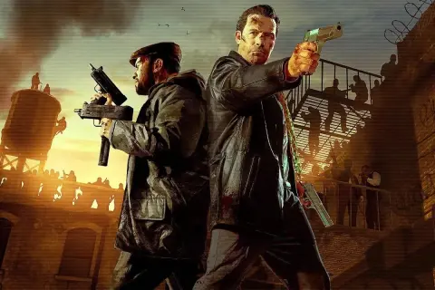 Dwóch mężczyzn z bronią w ręku, gotowych do akcji. Czy to zapowiedź Max Payne 4?