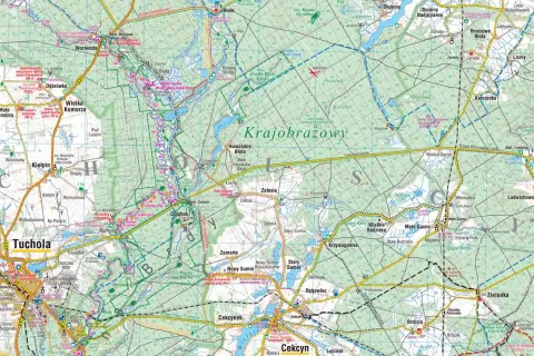 Trasy rowerowe Bory Tucholskie mapa – odkryj najlepsze szlaki rowerowe