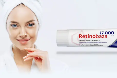 Retinobaza na twarz i ciało z witaminą A wygładza i redukuje niedoskonałości. Piękna skóra dzięki tej ultralekkiej formule.