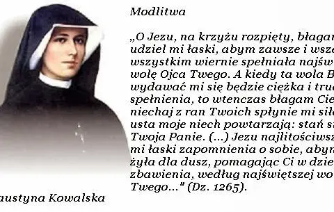 Jaka była ulubiona modlitwa świętej faustyny i jej duchowe znaczenie