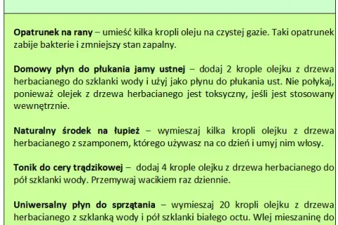 Do czego służy olejek z drzewa herbacianego? Poznaj jego mocne właściwości