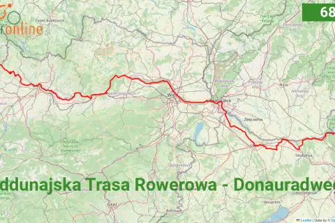 Najlepsza mapa Naddunajskiej Trasy Rowerowej - szczegóły i trasy
