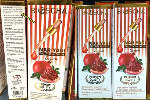 Szukasz czegoś do kupienia w Turcji? Serum z olejem z granatu (Nar Yagi) do włosów, twarzy i ciała.
