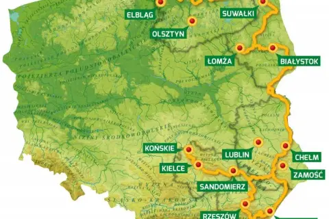 Trasa rowerowa Green Velo - najważniejsze informacje i porady dla cyklistów