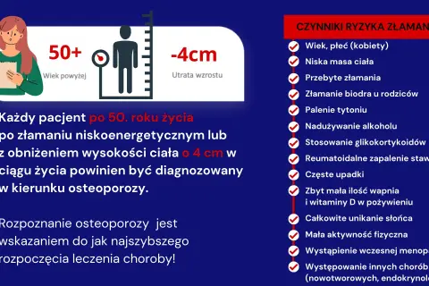 Kobieta po 50. roku życia z utratą wzrostu powinna zbadać się pod kątem osteoporozy. Czy na osteoporozę można dostać rentę? Dowiedz się więcej.