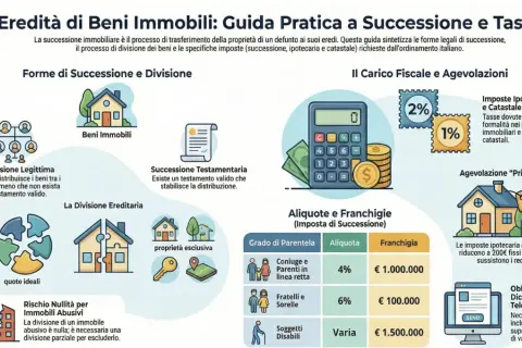 Guida alla gestione dell'eredità casa genitore deceduto: forme di successione, tasse e agevolazioni. Illustra imposte, aliquote e franchigie.