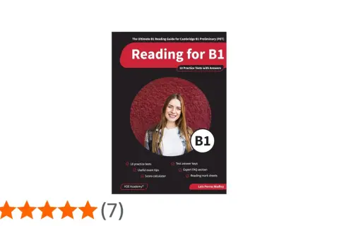 Guía definitiva para el Reading B1 Cambridge. Incluye 10 tests, consejos y respuestas.