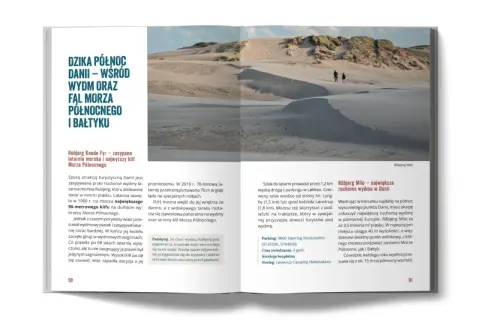 Wakacje w Danii: zobacz zasypaną latarnię Rubjerg Knude Fyr i Råbjerg Mile, największą ruchomą wydmę w Europie.