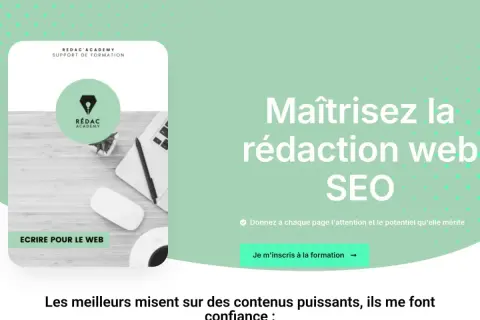 Formation rédacteur web SEO : maîtrisez la rédaction pour le web et donnez à chaque page le potentiel qu'elle mérite.