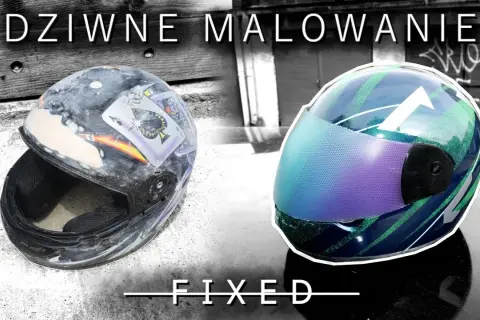 Pomaluj kask motocyklowy sam! Poradnik: bezpieczeństwo i efekt.