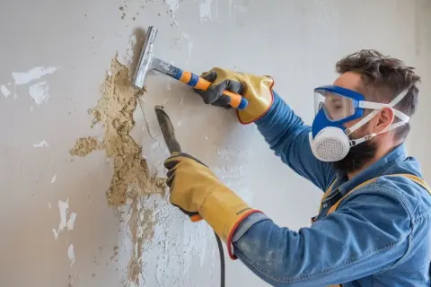 Jak usunąć beton architektoniczny ze ściany bez uszkadzania podłoża