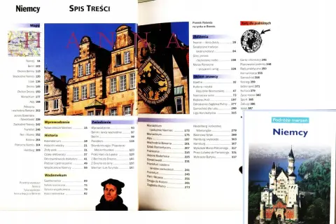 Niemcy: spis treści, mapy, zabytki i porady dla podróżnych. Wprowadzenie do zwiedzania, historia i praktyczne informacje.