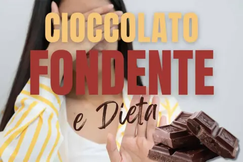 La persona rifiuta il cioccolato fondente, pensando che fa ingrassare, nonostante sia un piacere.