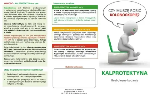 Badanie kalprotektyny w kale - bezbolesny wskaźnik stanu zapalnego jelit. Wyniki pomagają w diagnostyce i uniknięciu kolonoskopii.