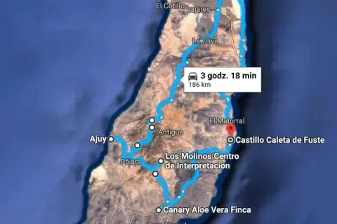 Fuerteventura: mapa atrakcji. Gotowy plan zwiedzania wyspy