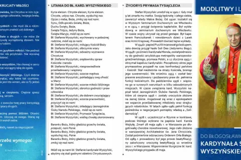 Litania do błogosławionego kardynała Stefana Wyszyńskiego – modlitwa, która przynosi pokój