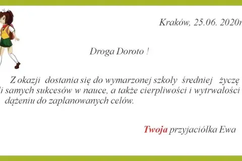 Jak napisać życzenia klasa 4 - przykłady i wzory na różne okazje