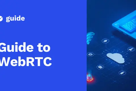 Guide to WebRTC, illustrating real-time communication and streaming capabilities.