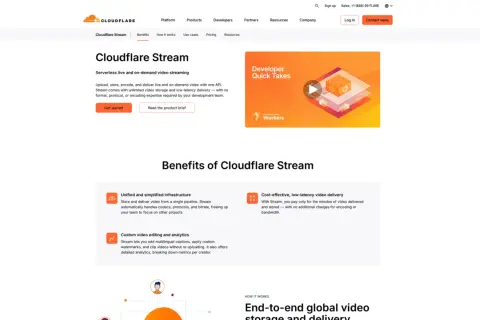 Learn how to store videos online with Cloudflare Stream, offering unlimited storage and low-latency delivery.