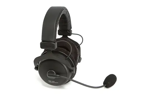Beyerdynamic MMX 300 Headset mit Mikrofon, bereit für den Test.