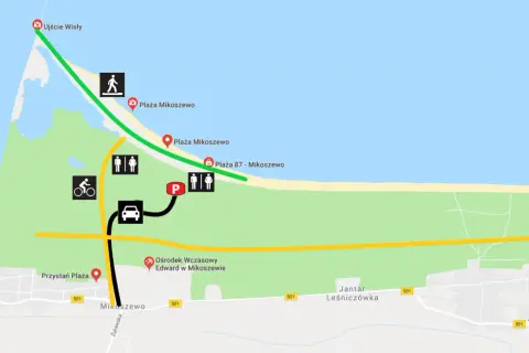 Ile do morza z Mikoszewa? Odkryj bliskość plaży i atrakcje