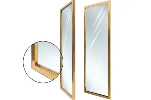 Złota rama lustra sprayem: Metamorfoza DIY w jeden weekend!