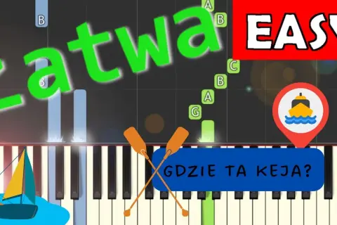 Nuty "Gdzie ta keja" na pianino: darmowe i płatne wersje
