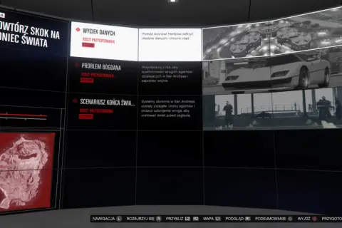 Wybierz jedną z misji GTA 5: "Wyciek danych", "Problem Bogdana" lub "Scenariusz końca świata".