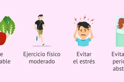 Consejos para la fertilidad hombre: vida sana, ejercicio, evitar estrés y abstinencia.