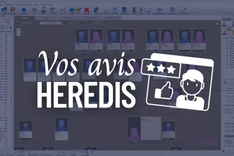 Vos avis sur Heredis, le logiciel de généalogie gratuit. Explorez votre histoire familiale avec facilité.